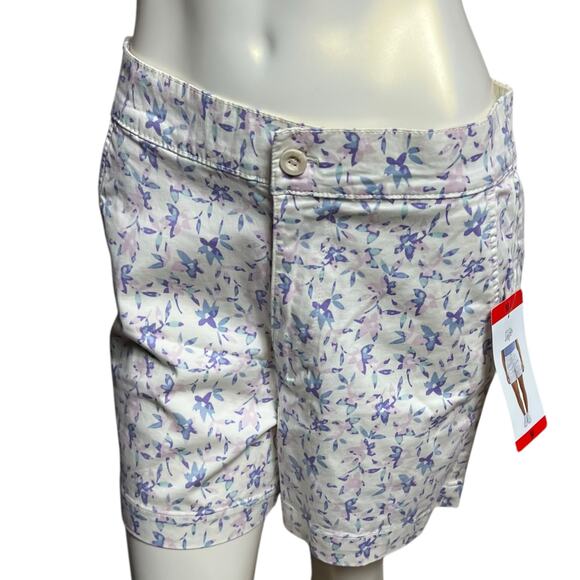 Jachs Girlfriend Floral Cotton-Modal Blend Shorts, Size M – Soft & Comfortable - Picture 13 of 14